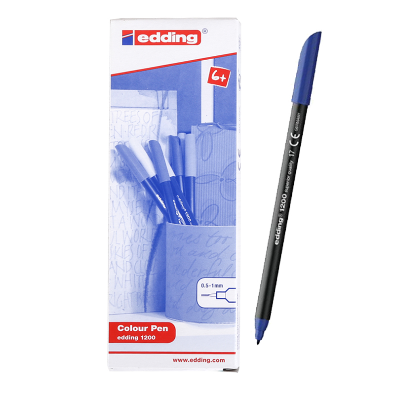Distribuidor mayorista de Rotulador Edding 1200 17-azul acero 1mm
